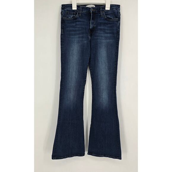 Flying Monkey High-Rise Flare Jeans – Dark Wash - Picture 1 of 6